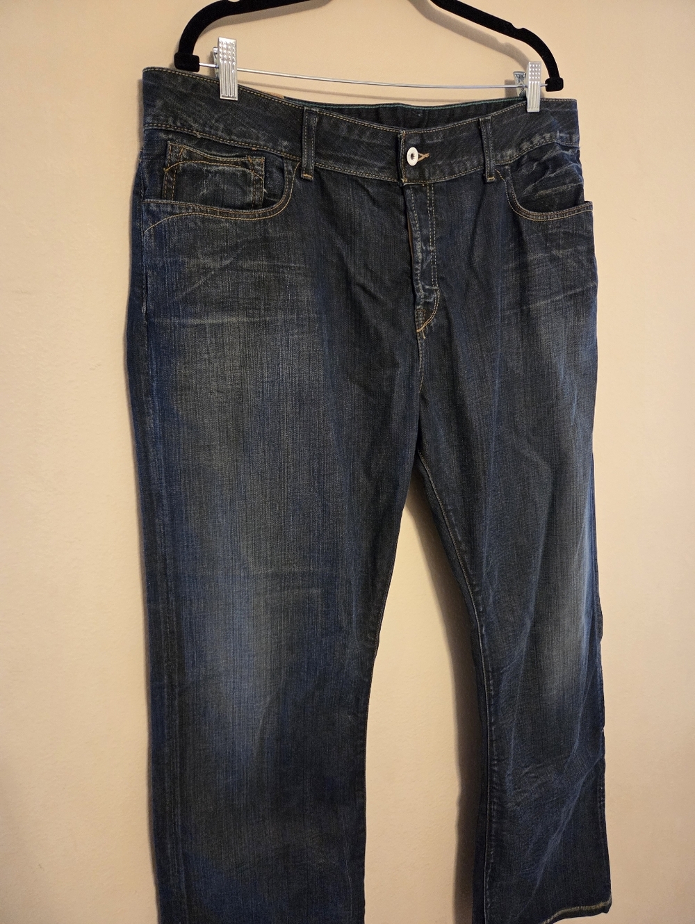 Loomstate Men's Jeans 40x34 Tall Dark Wash Denim 100% Organic Cotton Credence